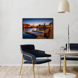 Liverpool Albert Dock at Dusk | Cityscape Wall Art Print image 2