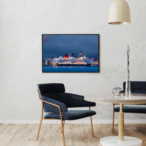 Queen Anne Docked in Beautiful Liverpool | Cityscape Wall Art Print image 2