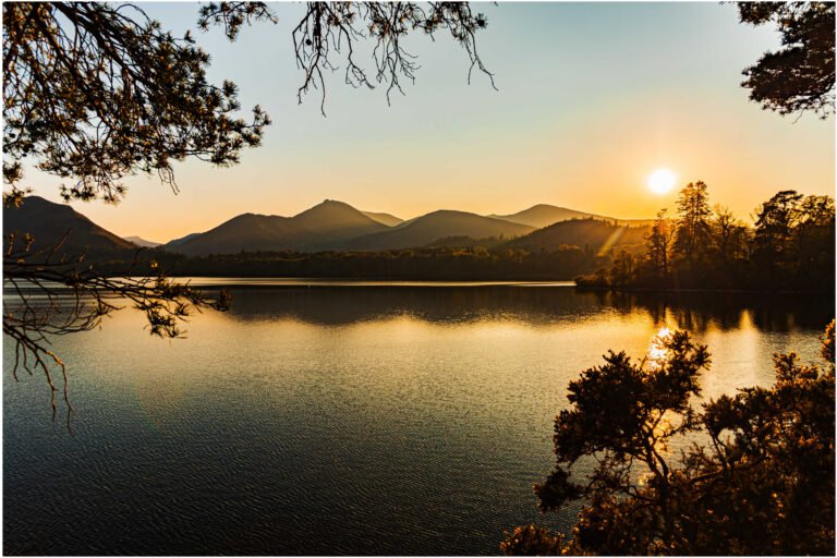 Sunset at Keswick | Lake District | Landscape Wall Art Print
