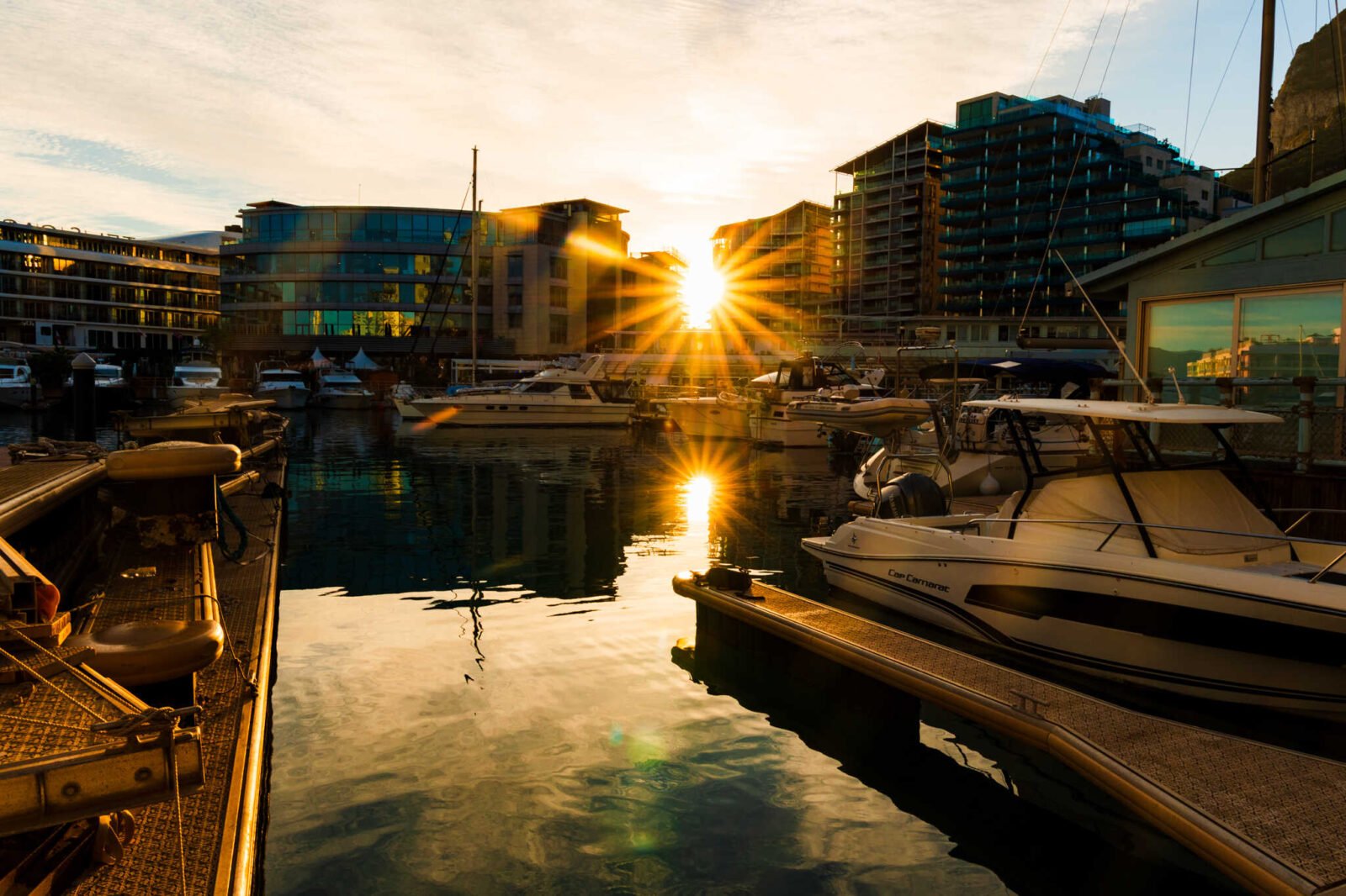 Ocean Village Sunrise – Gibraltar Digital Download