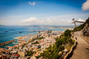 Gibraltar Cityscape & Mediterranean Coastline | Digital Download image 1