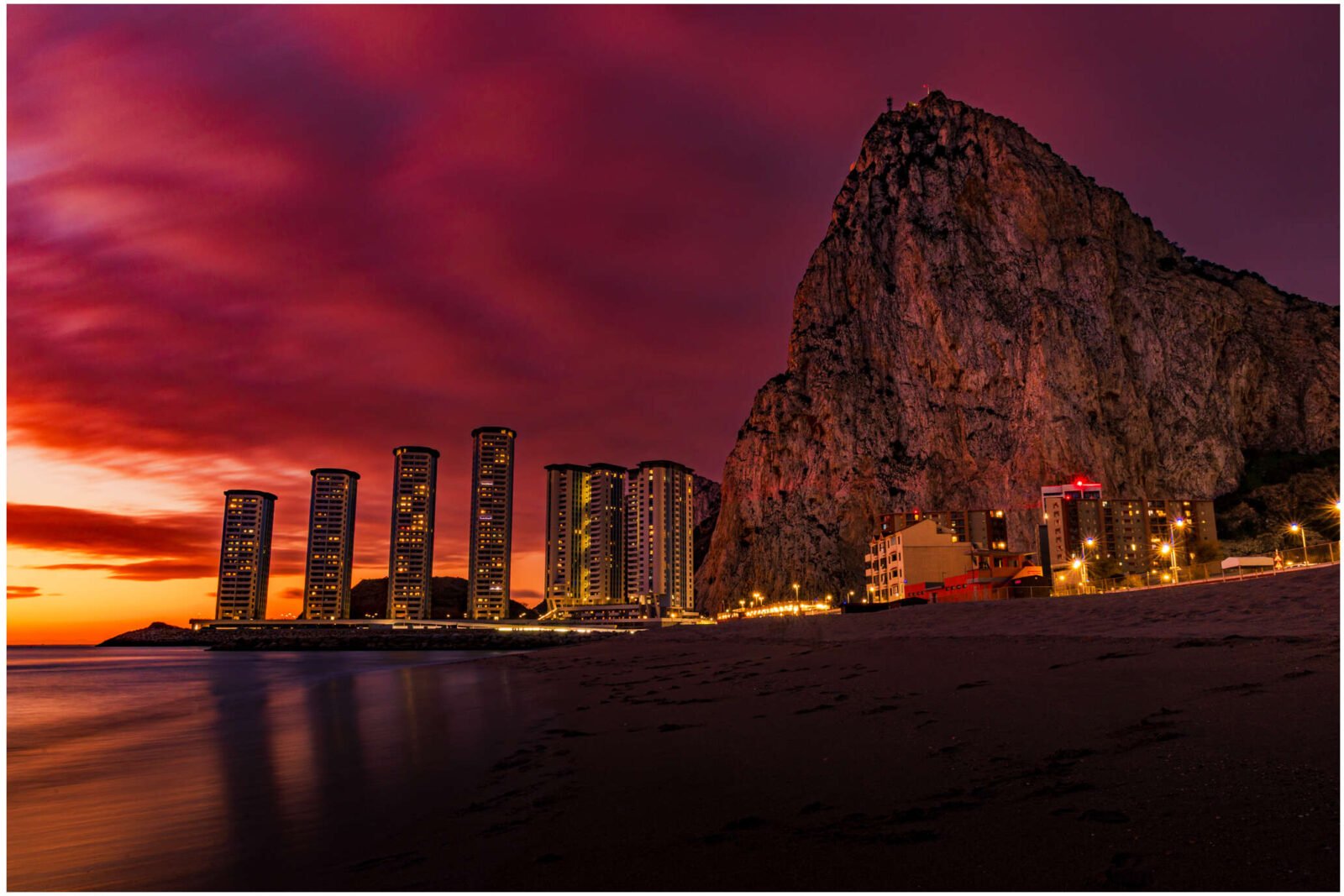 Fiery Gibraltar Sunrise | Digital Download