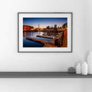 Liverpool Albert Dock at Dusk | Cityscape Wall Art Print image 3
