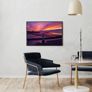 New Brighton Lihgthouse Sunset |  Wirral | Landscape Wall Art Print image 3