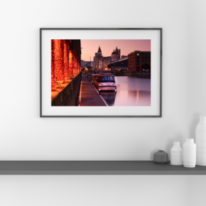 Albert Dock Liverpool Sunset | Cityscape Wall Art Print image 6