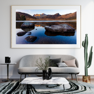 Blea Tarn Reflections | Lake District  | Landscape Wall Art Print image 2