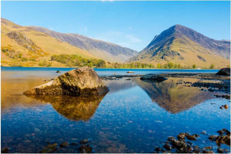 Buttermere Lake Reflections | Lake District  | Landscape Wall Art Print