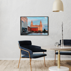 Liverpool Waterfront & Royal Liver Building | Cityscape Wall Art Print image 2