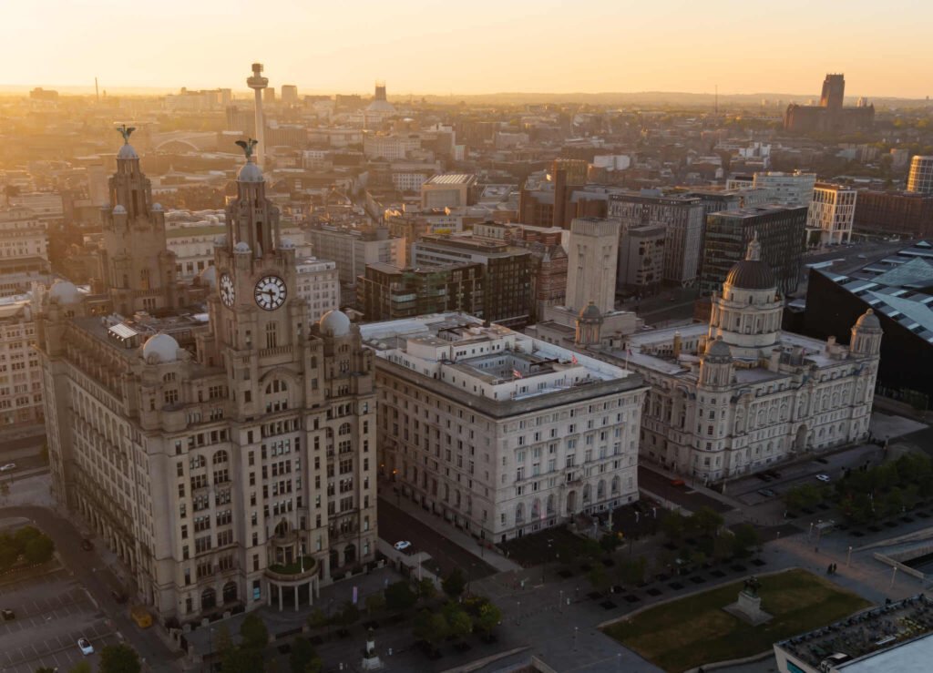 Liverpool’s Iconic Waterfront Skyline | Cityscape Wall Art Print