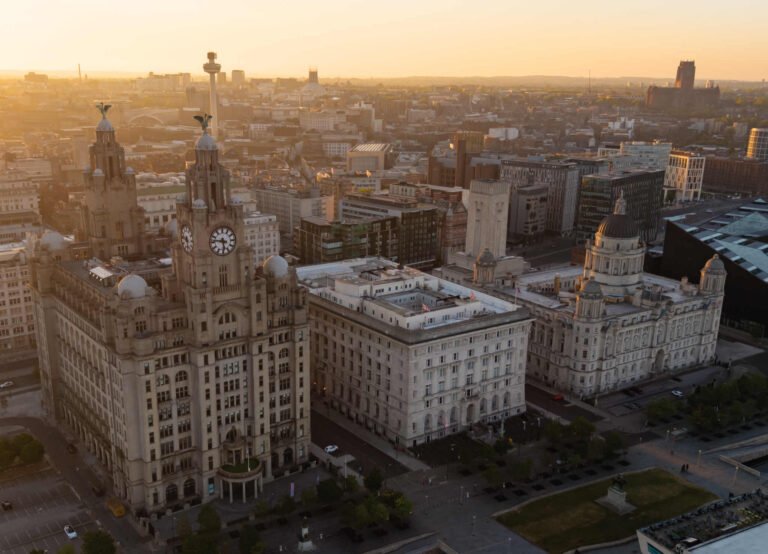 Liverpool’s Iconic Waterfront Skyline | Cityscape Wall Art Print