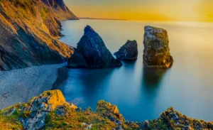 Trefor Sea Stacks | North Wales | Seascape Print image 1