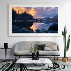 lyn Mymbyr Sunset | Snowdonia | North wales | Fine Art Landscape Print image 5