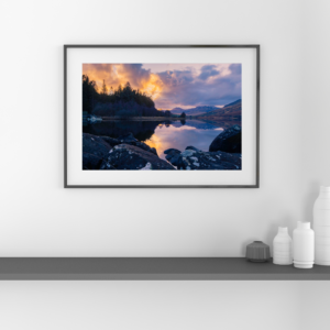 lyn Mymbyr Sunset | Snowdonia | North wales | Fine Art Landscape Print image 11