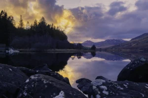 lyn Mymbyr Sunset | Snowdonia | North wales | Fine Art Landscape Print image 1