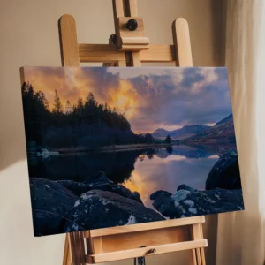 lyn Mymbyr Sunset | Snowdonia | North wales | Fine Art Landscape Print image 17