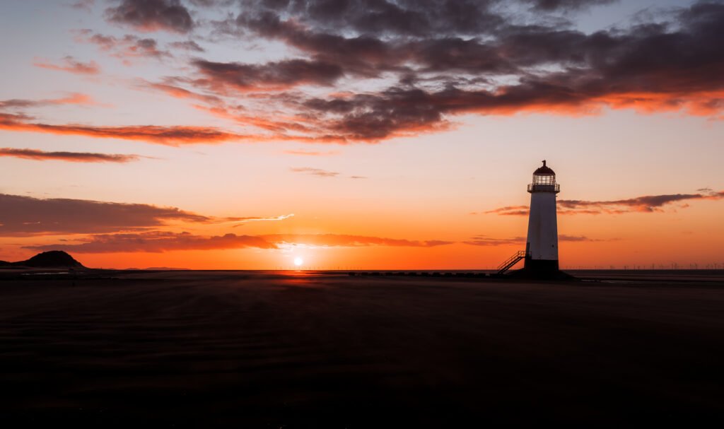 Talacre Lighthouse Sunset | North Wales | Coastal Photography