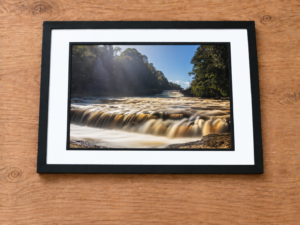 Golden Waters at Aysgarth Lower Falls | Yorkshire Dales | Nature Wall Art image 3