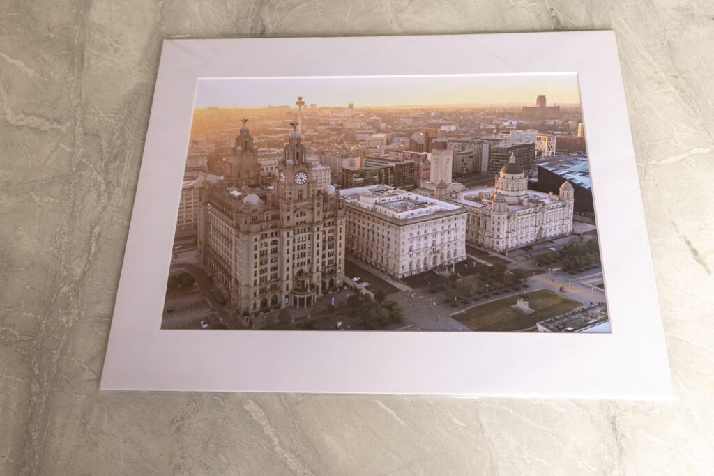Liverpool Three Graces | A3 Mounted Print | Studio Edition