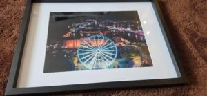Wheel of Liverpool at Night | A4 Framed Print | Studio Edition image 3