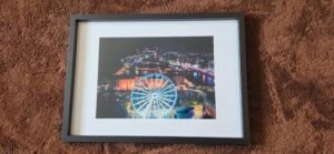 Wheel of Liverpool at Night | A4 Framed Print | Studio Edition image 5