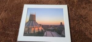 Liverpool Metropolitan Cathedral at Sunset | A4 Mounted Print | Studio Edition image 2
