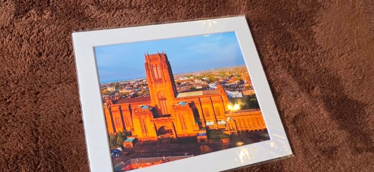 Liverpool Cathedral From Above | A4 Mounted Print | Studio Edition