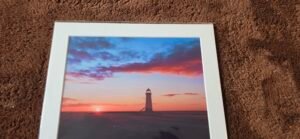 Talacre Lighthouse Sunset | A4 Mounted Print | Studio Edition image 3