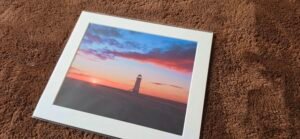 Talacre Lighthouse Sunset | A4 Mounted Print | Studio Edition image 4