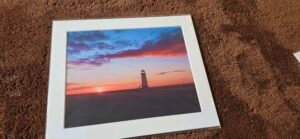 Talacre Lighthouse Sunset | A4 Mounted Print | Studio Edition image 5