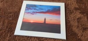 Talacre Lighthouse Sunset | A4 Mounted Print | Studio Edition image 7