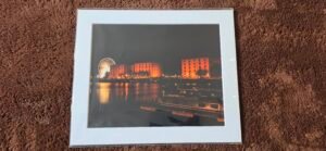 Royal Albert Dock at Night | A4 Mounted Print | Studio Edition image 1