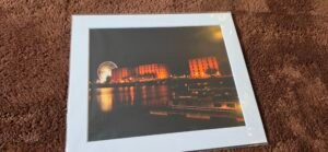 Royal Albert Dock at Night | A4 Mounted Print | Studio Edition image 3