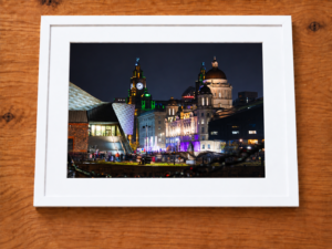 Liverpool Waterfront at Night | Cityscape Wall Art image 5