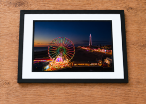 Blackpool Illuminations Big Wheel at Dusk | Cityscape Wall Art image 3