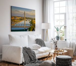 Southport Marine Way Bridge at Golden Hour | Cityscape Wall Art image 5