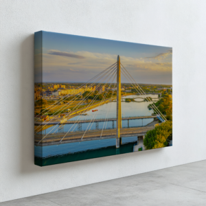 Southport Marine Way Bridge at Golden Hour | Cityscape Wall Art image 7