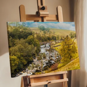River Valley & Stone Bridge | Yorkshire Dales | Landscape Wall Art image 7